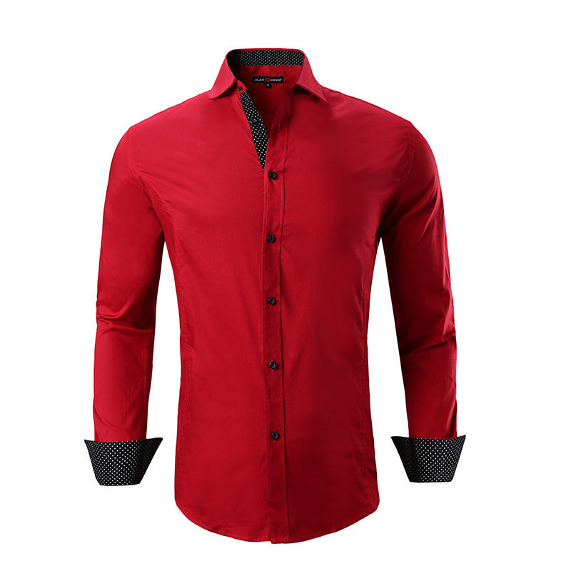 Men's Cotton Stretch Shirt Spring Autumn - Fierce and Chic