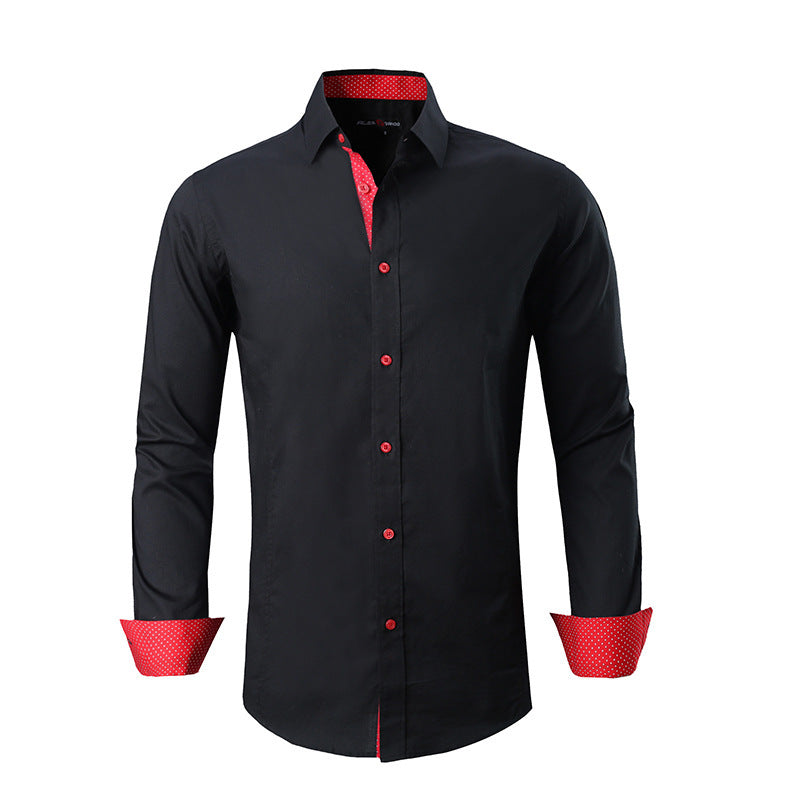 Men's Cotton Stretch Shirt Spring Autumn - Fierce and Chic