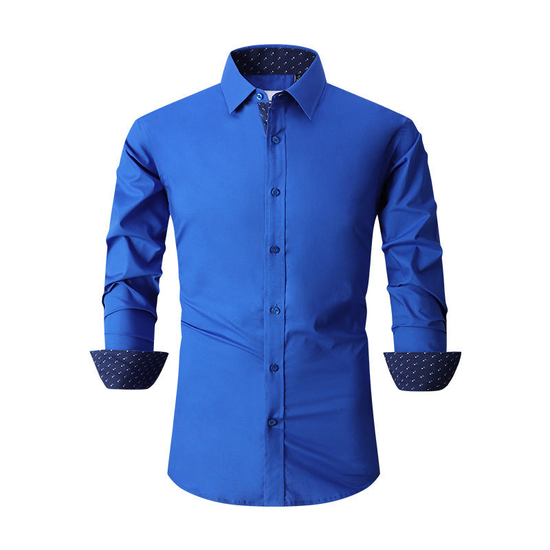 Men's Cotton Stretch Shirt Spring Autumn - Fierce and Chic