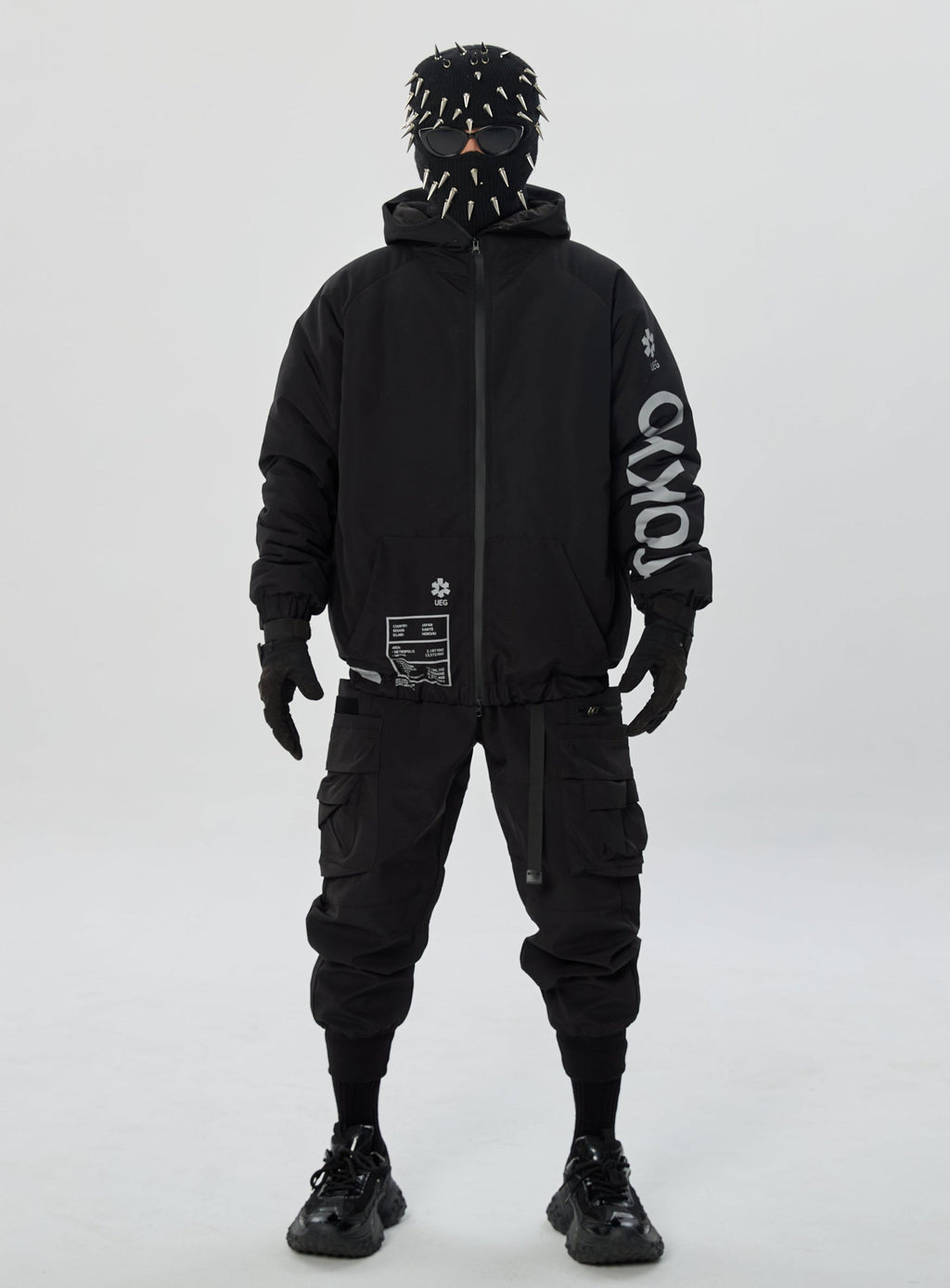 IB433 Black Winter Tokyo Parka Jacket - Fierce and Chic