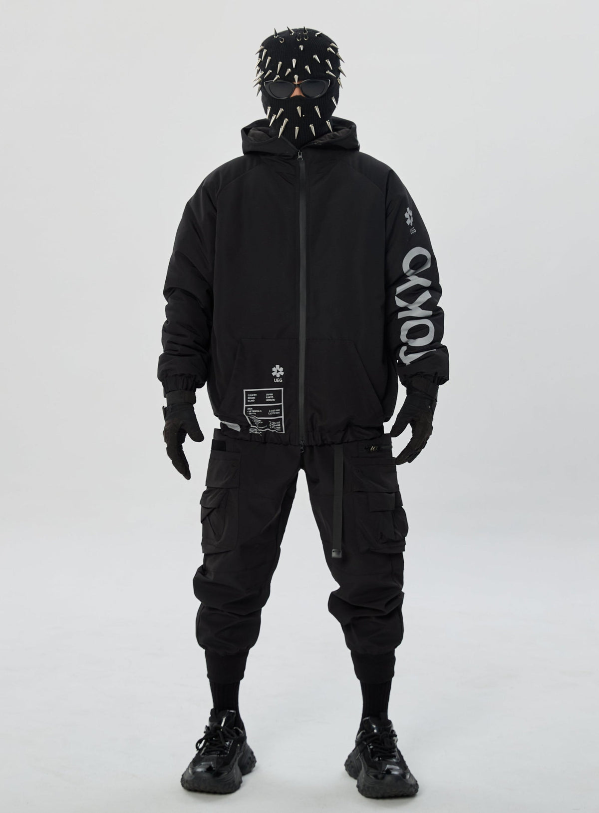 IB433 Black Winter Tokyo Parka Jacket - Fierce and Chic
