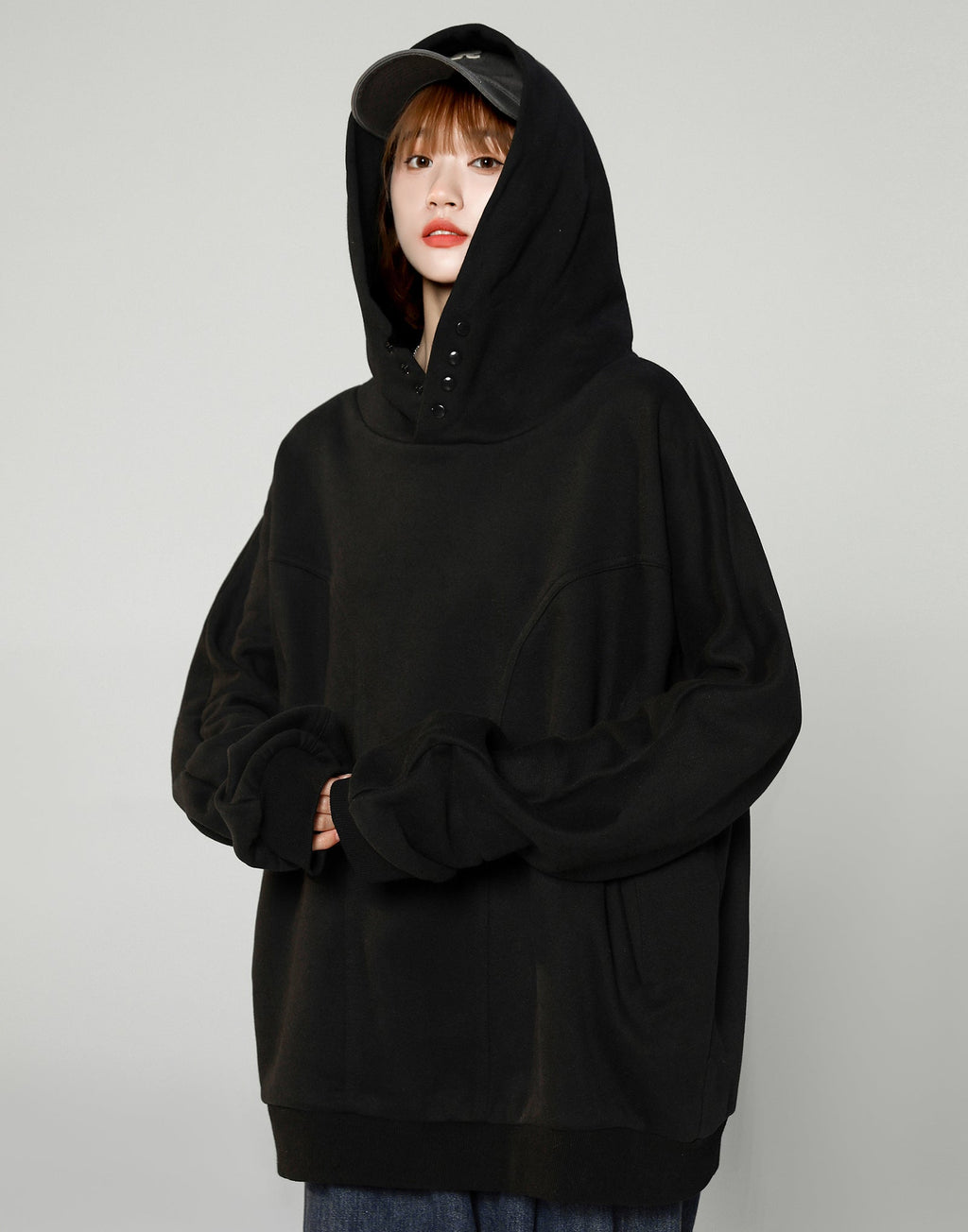 Women's Casual Hidden Hoodie - Fierce and Chic