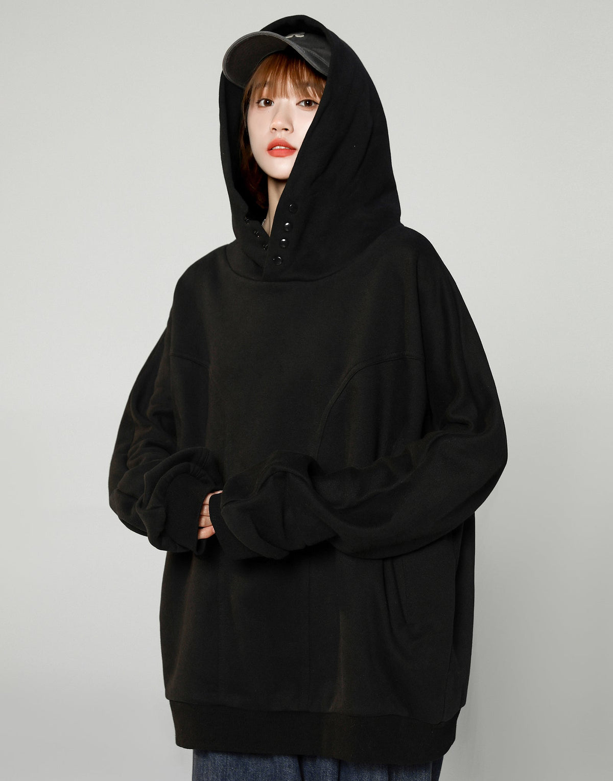 Women's Casual Hidden Hoodie - Fierce and Chic