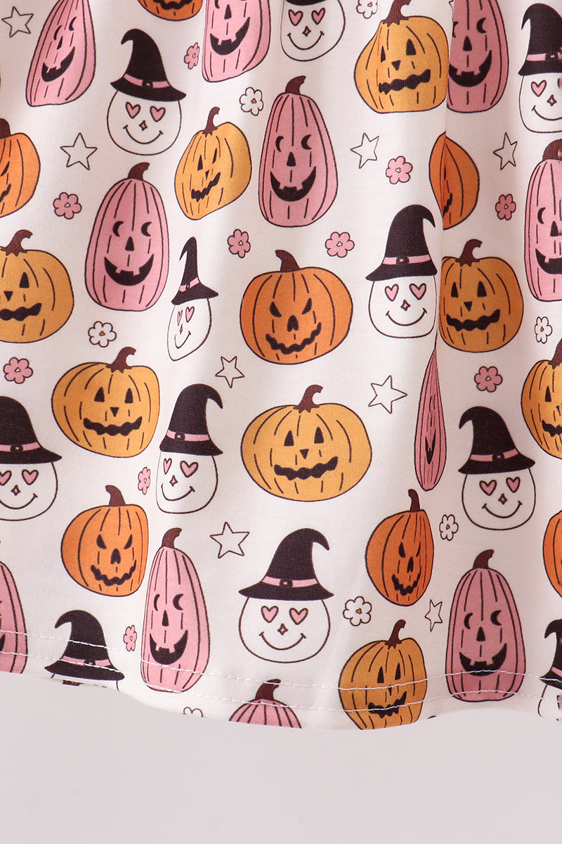 Pumpkin ruffle bloomer set - Fierce and Chic