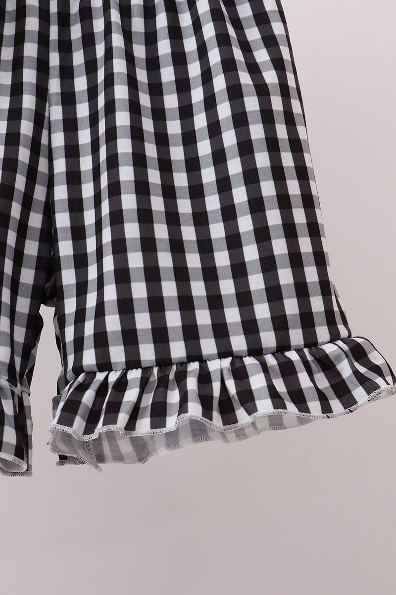 Pumpkin ruffle shorts set - Fierce and Chic