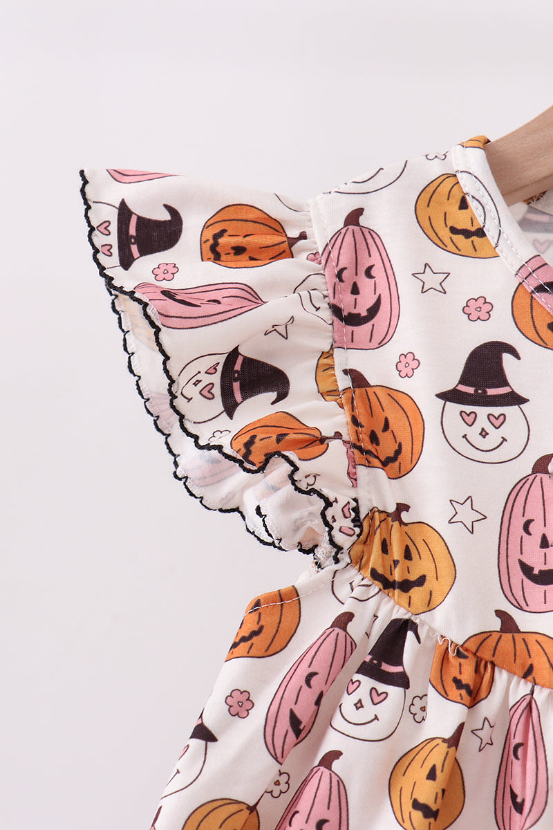Pumpkin ruffle shorts set - Fierce and Chic
