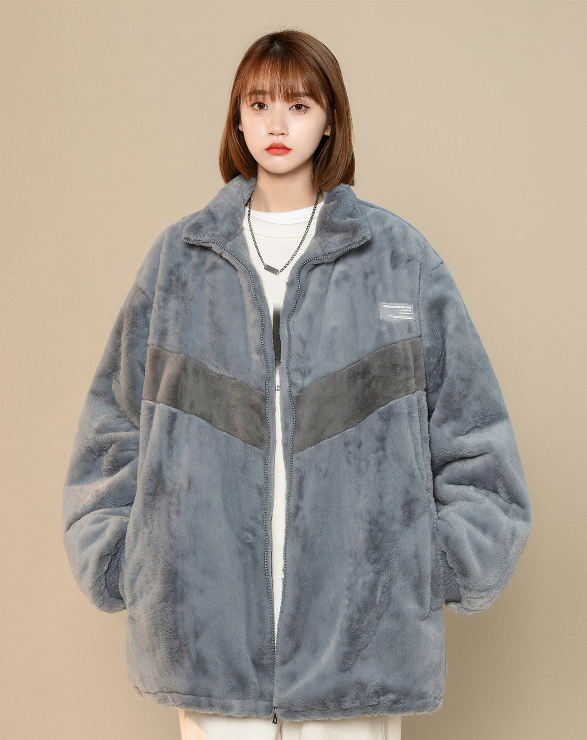 Women's VX11 Furry Winter Jacket - Fierce and Chic