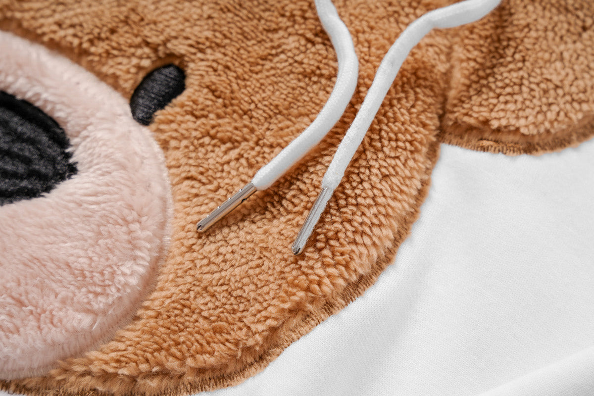 EXT369 Furry Teddy Hoodie - Fierce and Chic