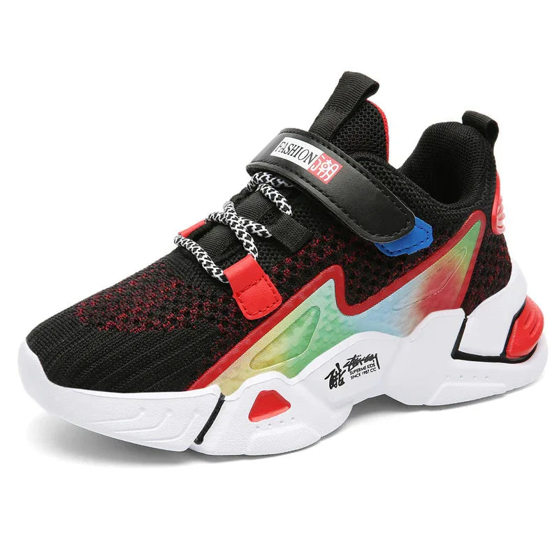 Children's Flying Knit Sneakers, Boys' Casual Sneakers - Fierce and Chic