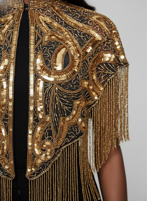 Aurum Empress Cape - Fierce and Chic