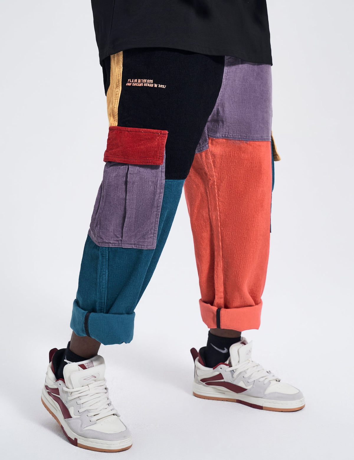 NP2 Urban Patchwork Cargo Pants - Fierce and Chic