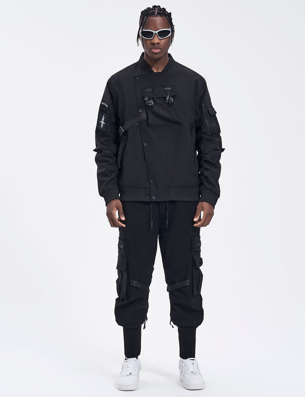 DuskJ6 Scar Slash Bomber Jacket - Fierce and Chic