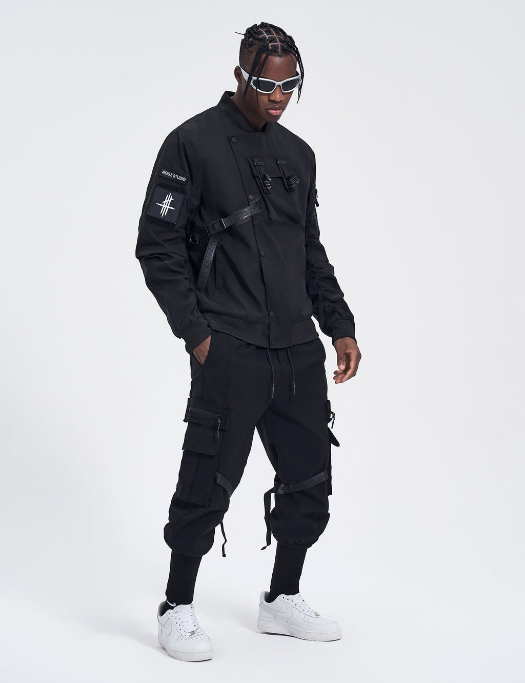 DuskJ6 Scar Slash Bomber Jacket - Fierce and Chic