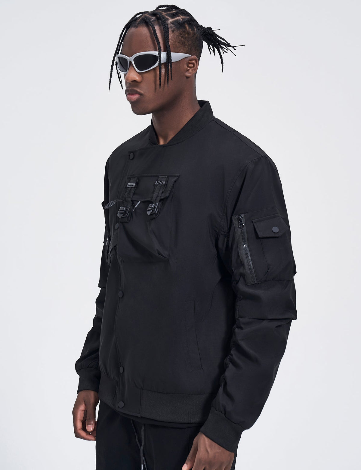 DuskJ6 Scar Slash Bomber Jacket - Fierce and Chic