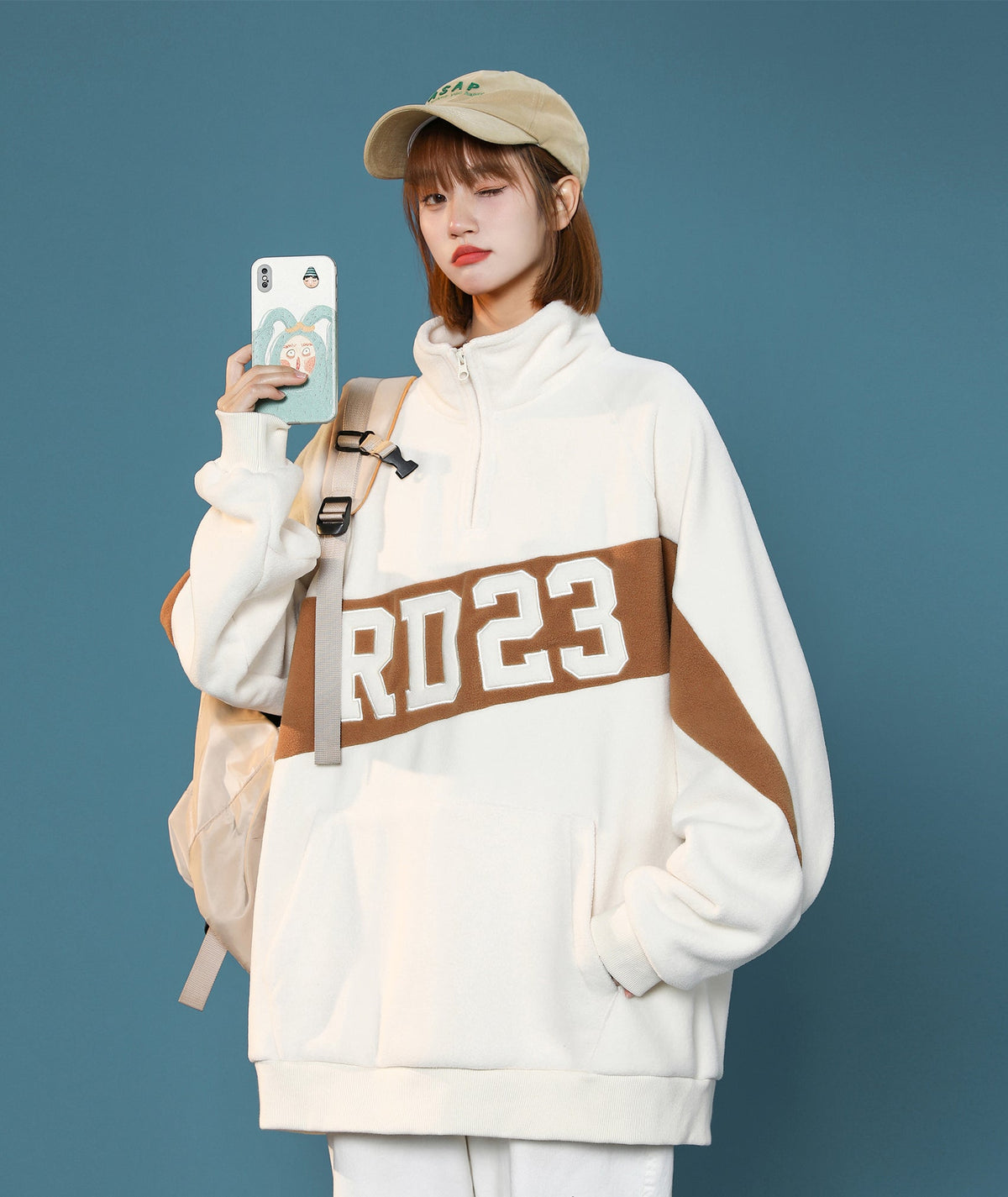 Women's RD23 Quarter Zip Up Sweatshirt - Fierce and Chic