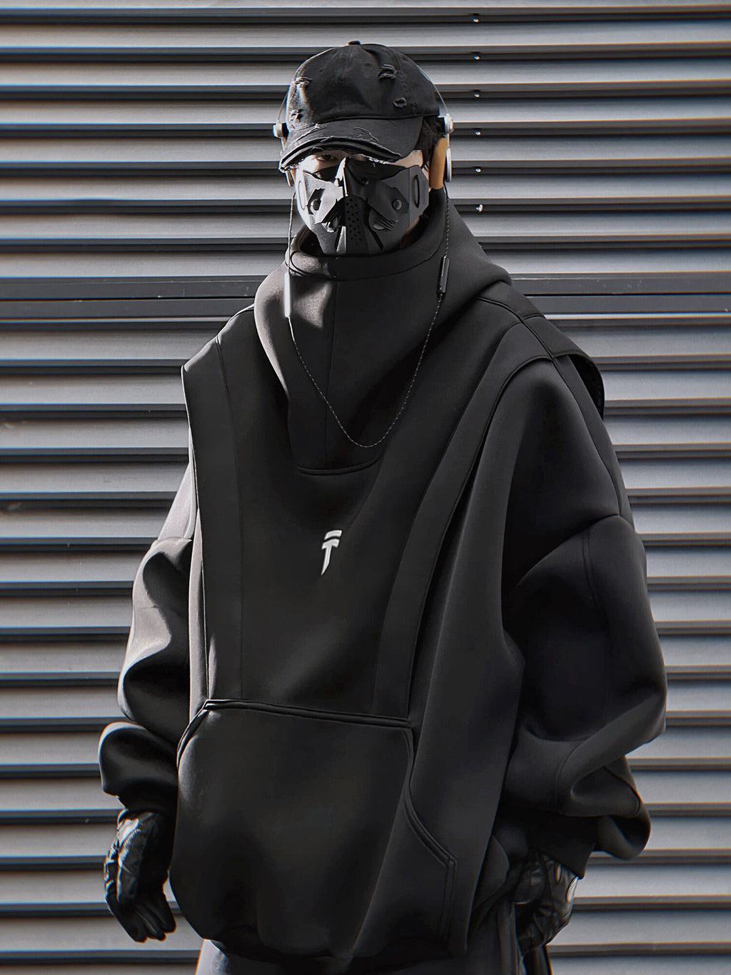 HiH50 Black Nexus Hoodie - Fierce and Chic