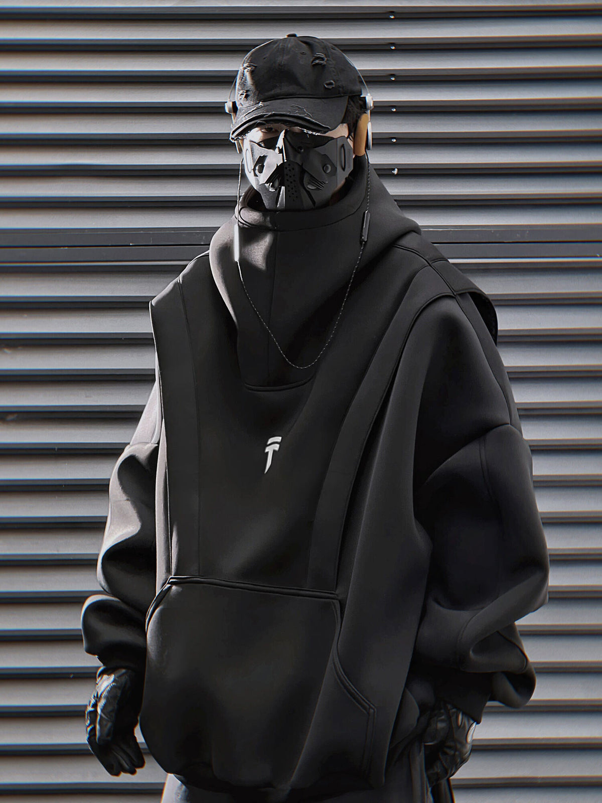 HiH50 Black Nexus Hoodie - Fierce and Chic