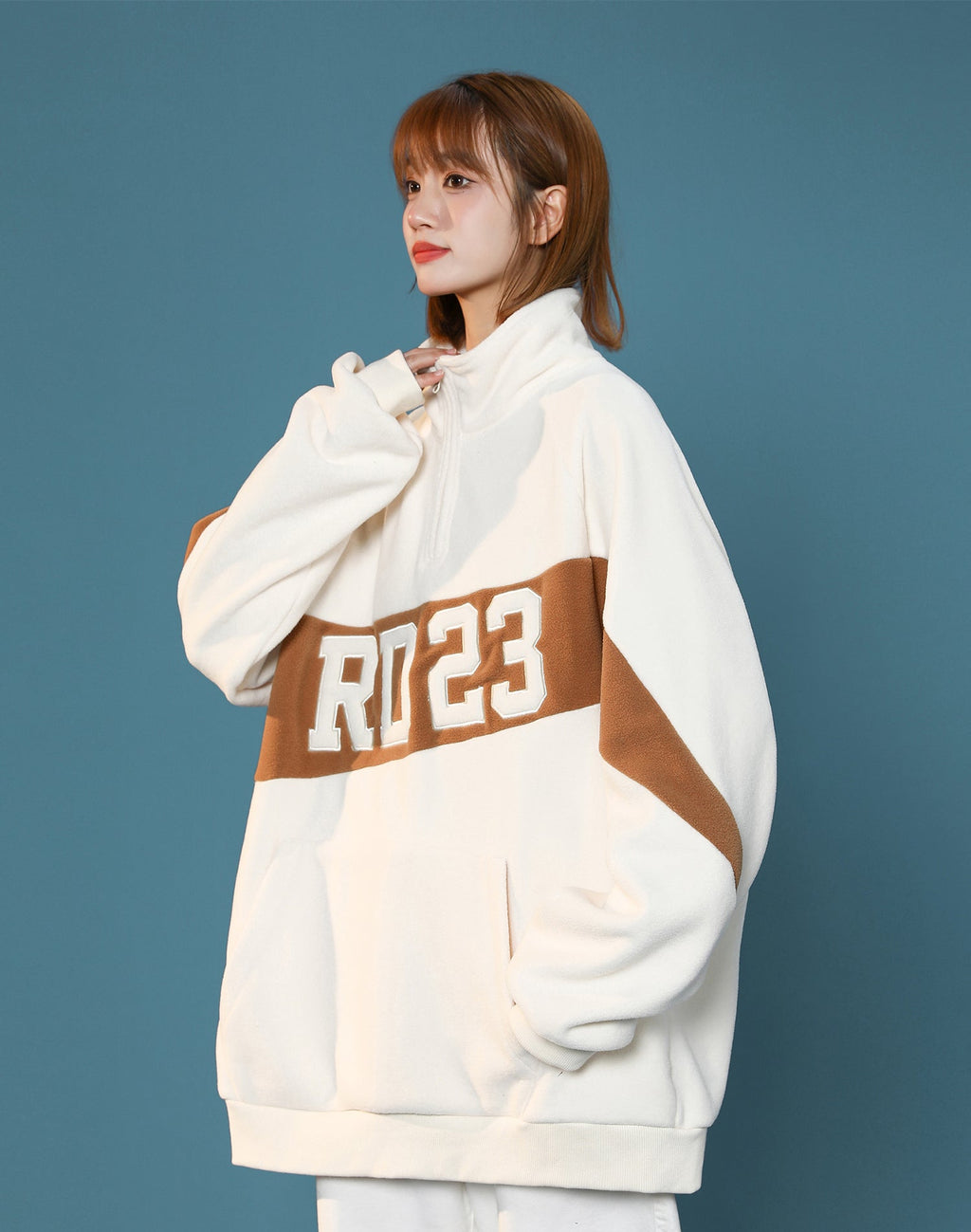 Women's RD23 Quarter Zip Up Sweatshirt - Fierce and Chic