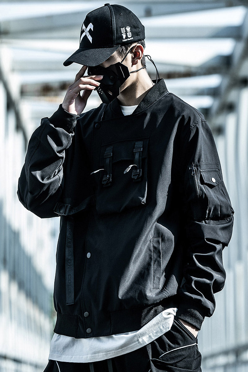 DuskJ6 Scar Slash Bomber Jacket - Fierce and Chic