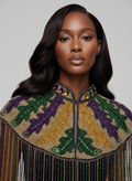 Big Chief Plume Cape - Fierce and Chic