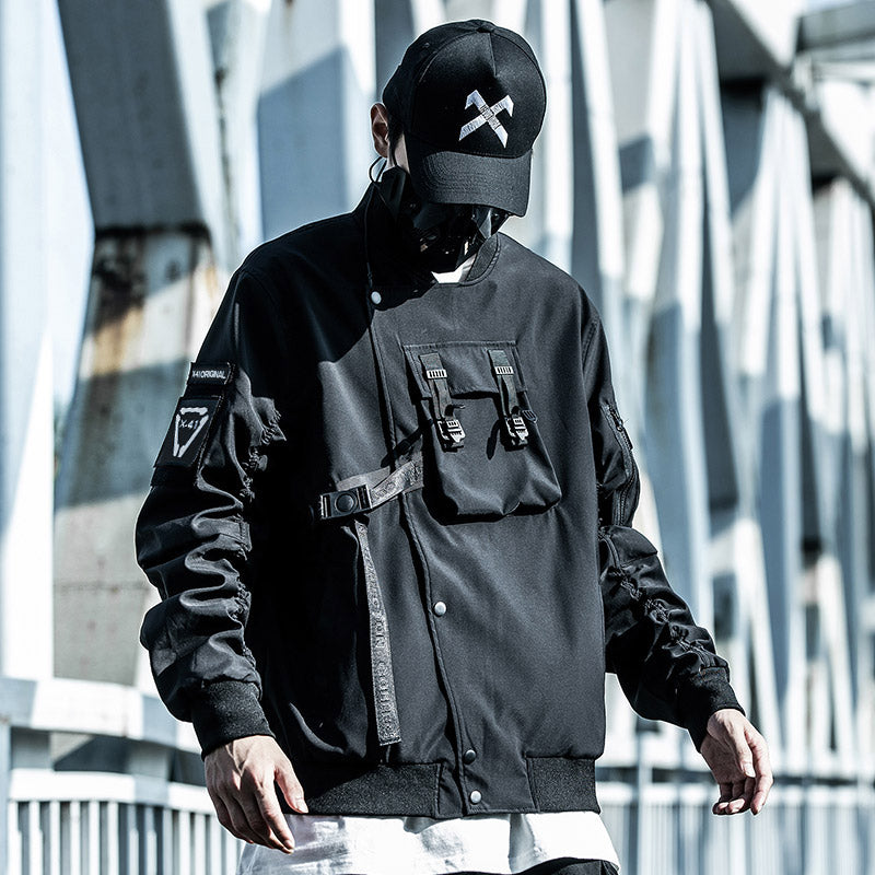 DuskJ6 Scar Slash Bomber Jacket - Fierce and Chic