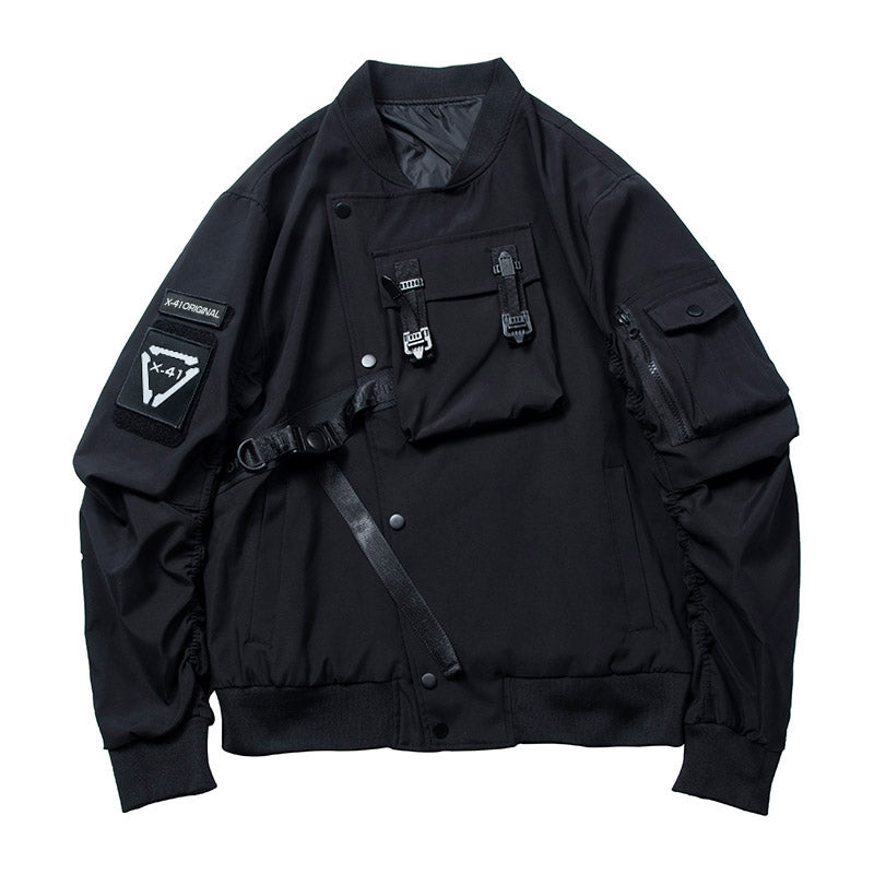 DuskJ6 Scar Slash Bomber Jacket - Fierce and Chic