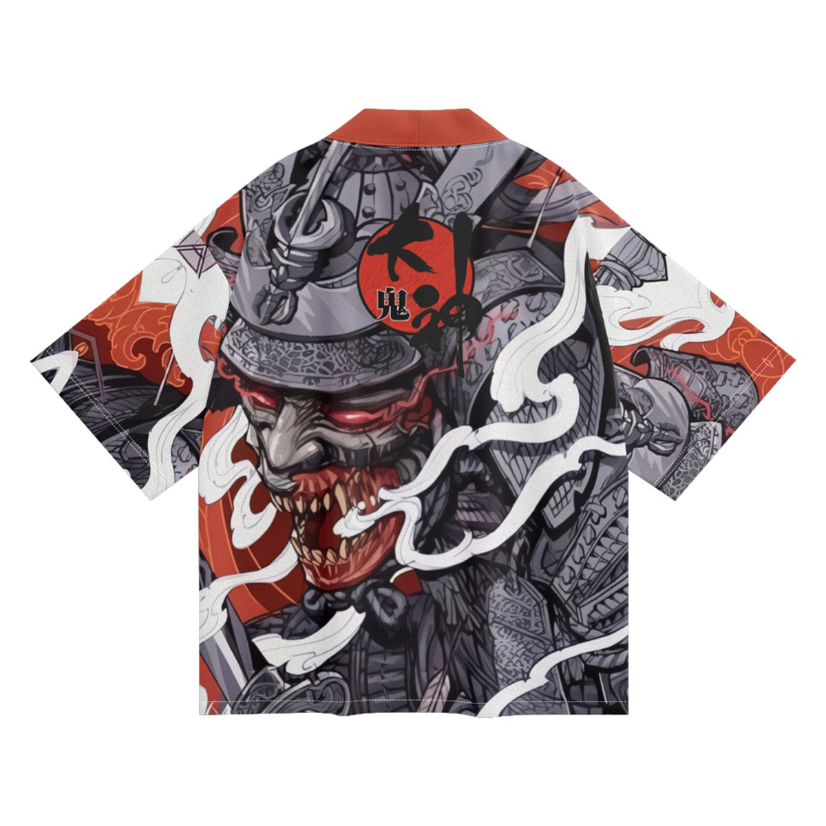 K19 Red Samurai Kimono - Fierce and Chic