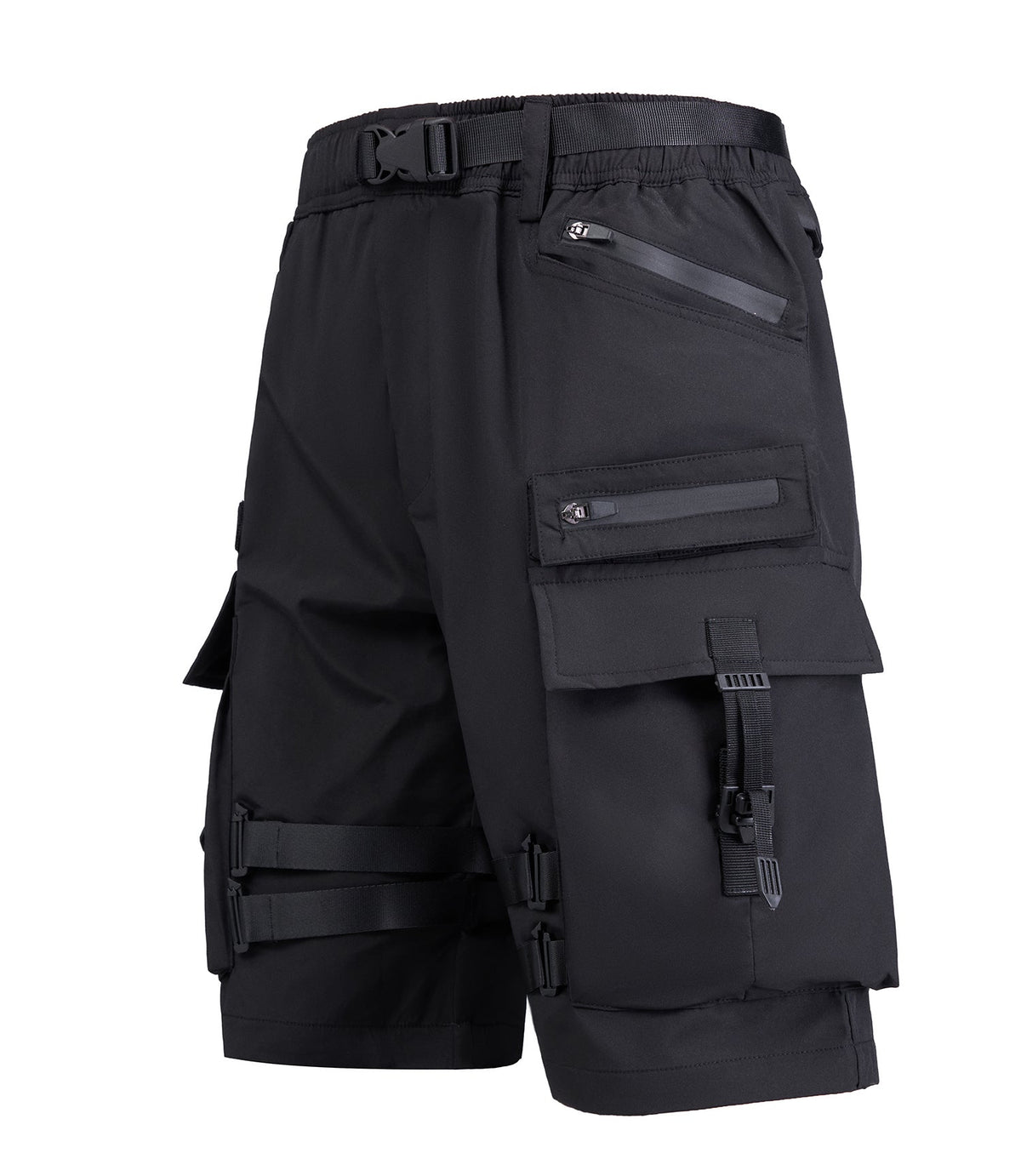 IBS429 Paratrooper Matte Black Shorts - Fierce and Chic