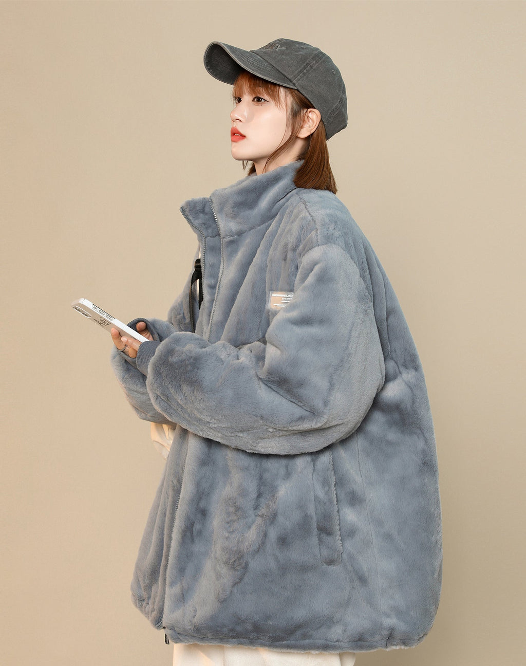 Women's VX11 Furry Winter Jacket - Fierce and Chic