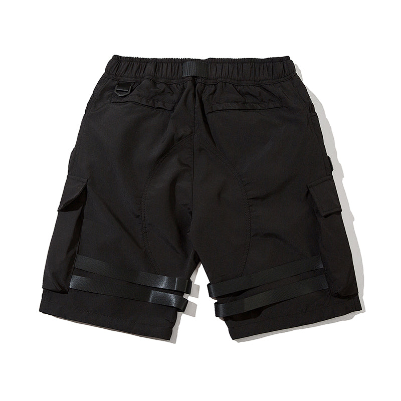 IBS429 Paratrooper Matte Black Shorts - Fierce and Chic