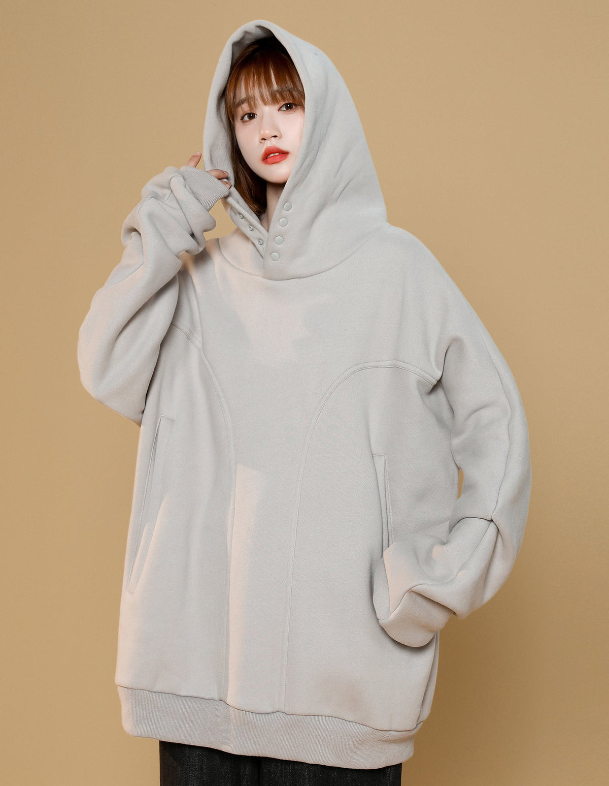 Women's Casual Hidden Hoodie - Fierce and Chic
