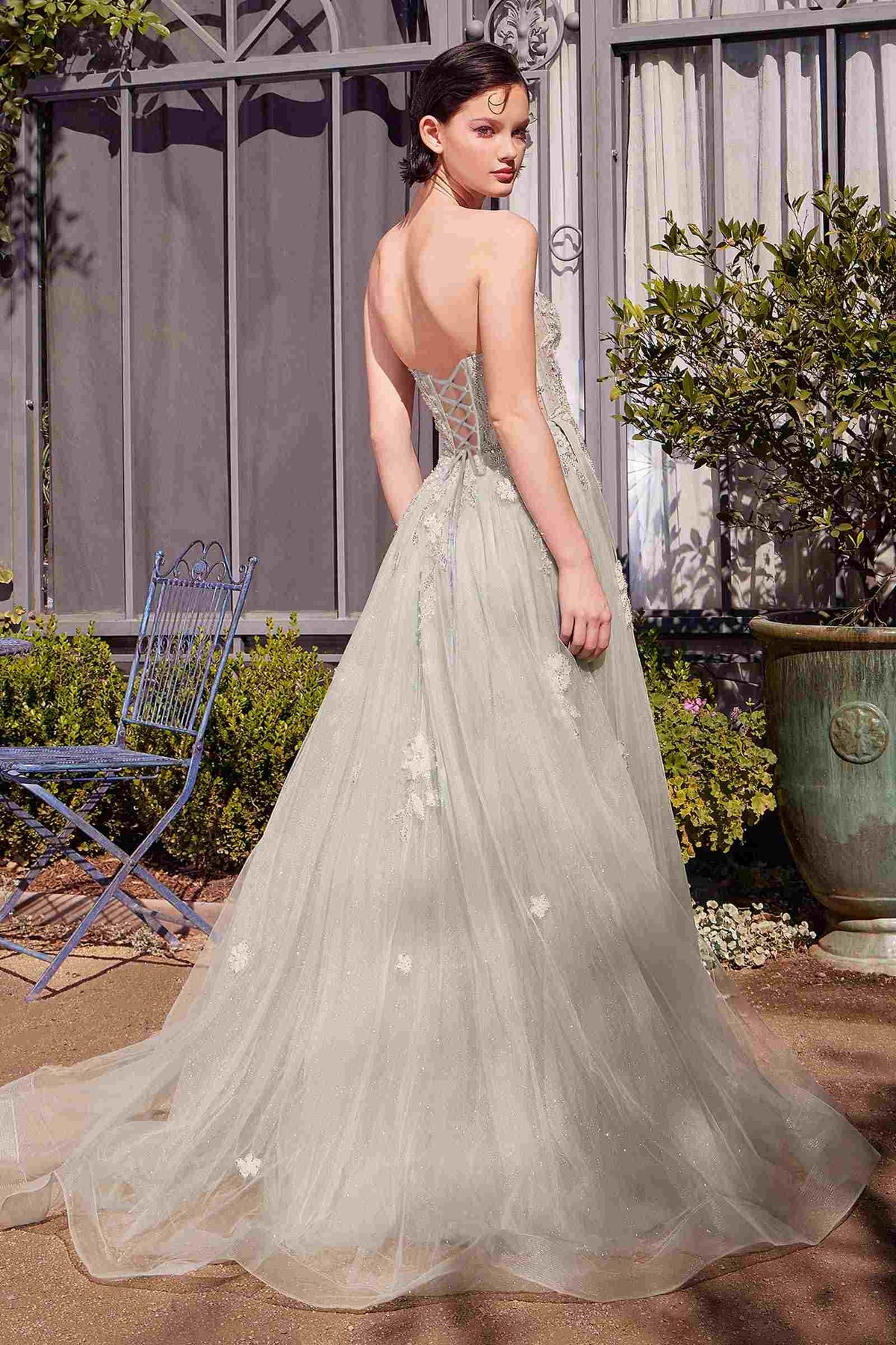 Andrea & Leo A1418 Dress Long Strapless A-Line Ball Gown - Fierce and Chic