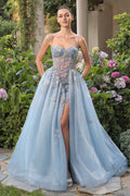 Andrea & Leo A1490 Whimsical Strapless Prom Ball Gown - Fierce and Chic