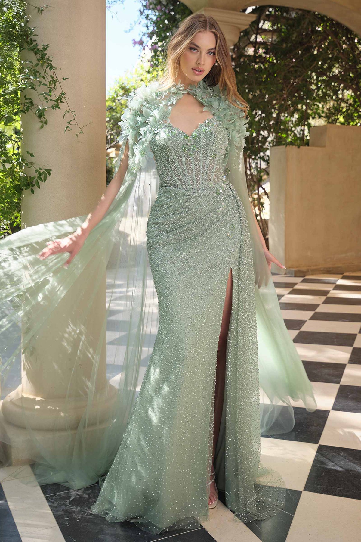 Andrea & Leo A1494 Strapless Sweetheart Fitted Formal Gown - Fierce and Chic