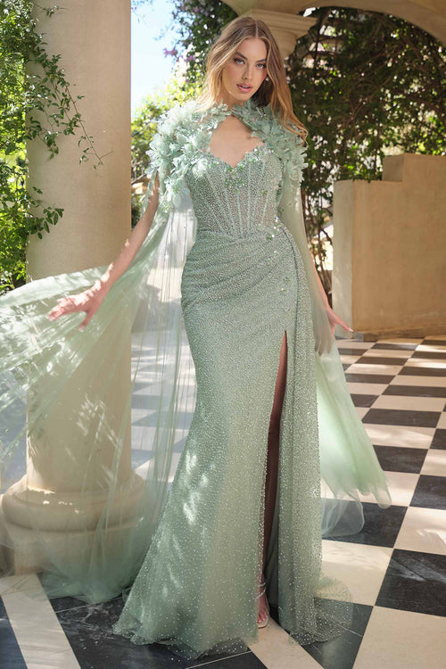 Andrea & Leo A1494 Strapless Sweetheart Fitted Formal Gown - Fierce and Chic