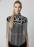 Noir Sovereign Cape - Fierce and Chic