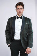 Shawl Lapel Slim Fit Blazer Men Tuxedo Jacket - Wessi - Fierce and Chic