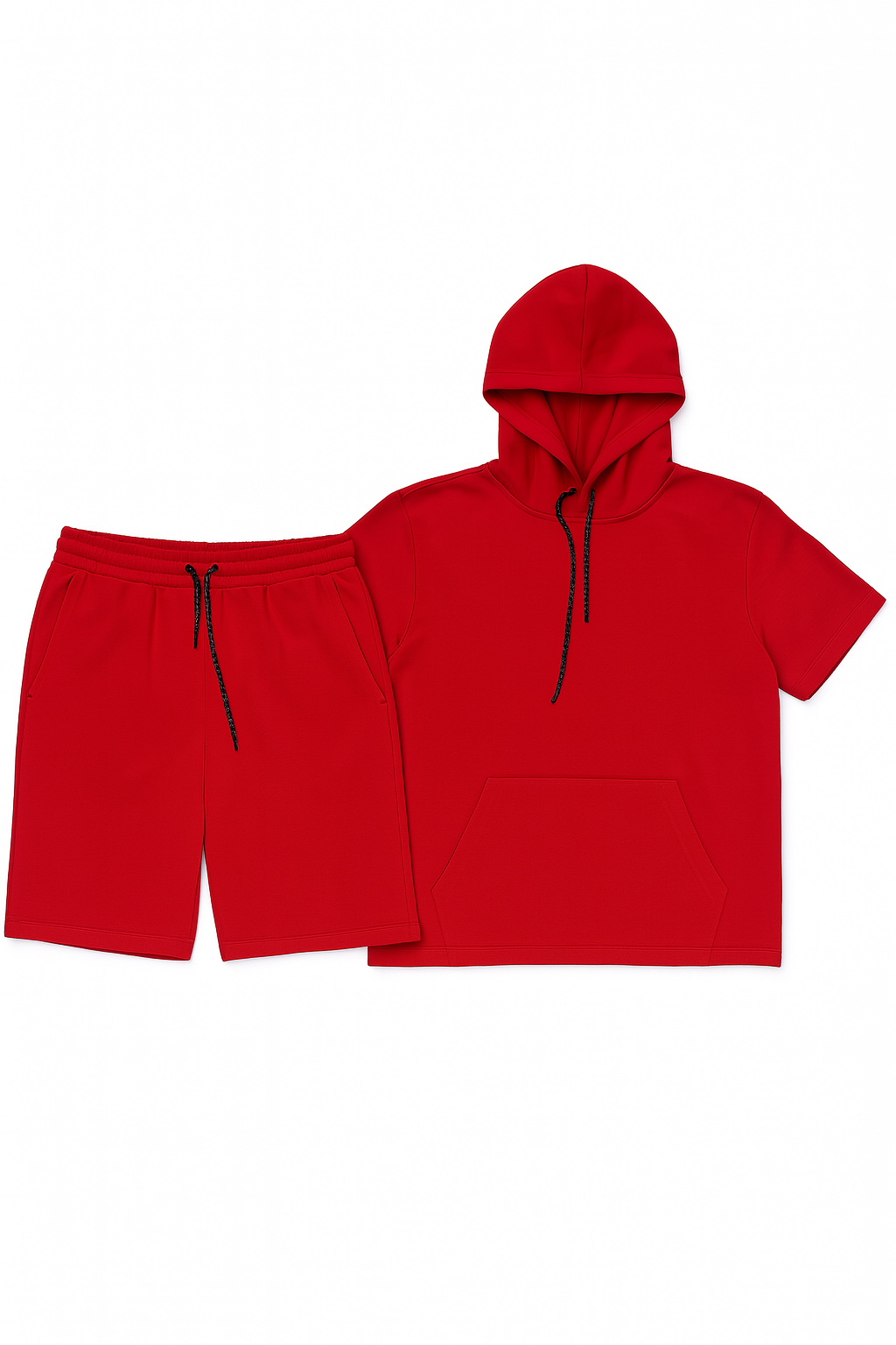 Men’s Core Short Sleeve Hoodie & Shorts Set - Fierce and Chic