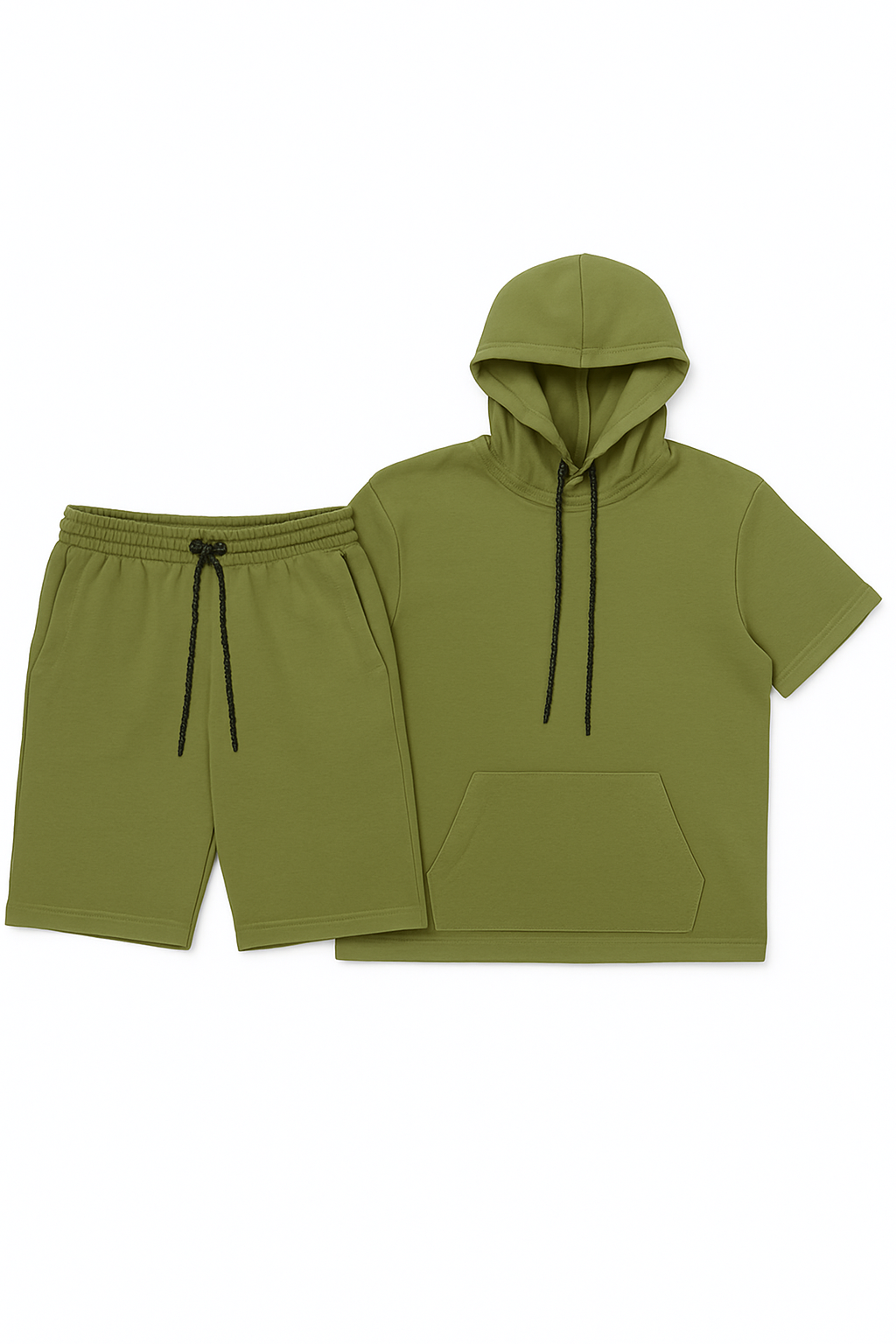 Men’s Core Short Sleeve Hoodie & Shorts Set - Fierce and Chic