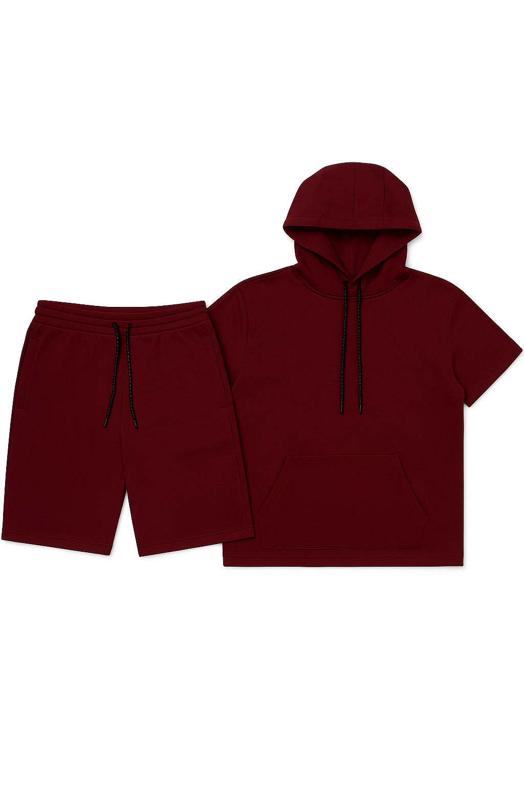 Men’s Core Short Sleeve Hoodie & Shorts Set - Fierce and Chic