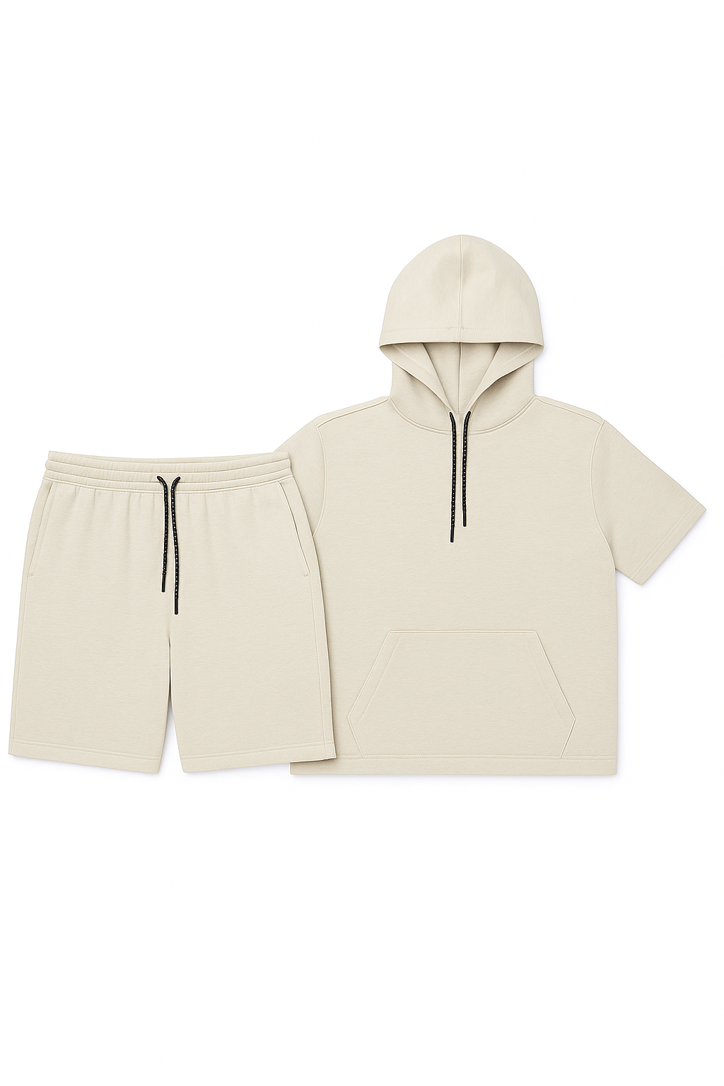 Men’s Core Short Sleeve Hoodie & Shorts Set - Fierce and Chic