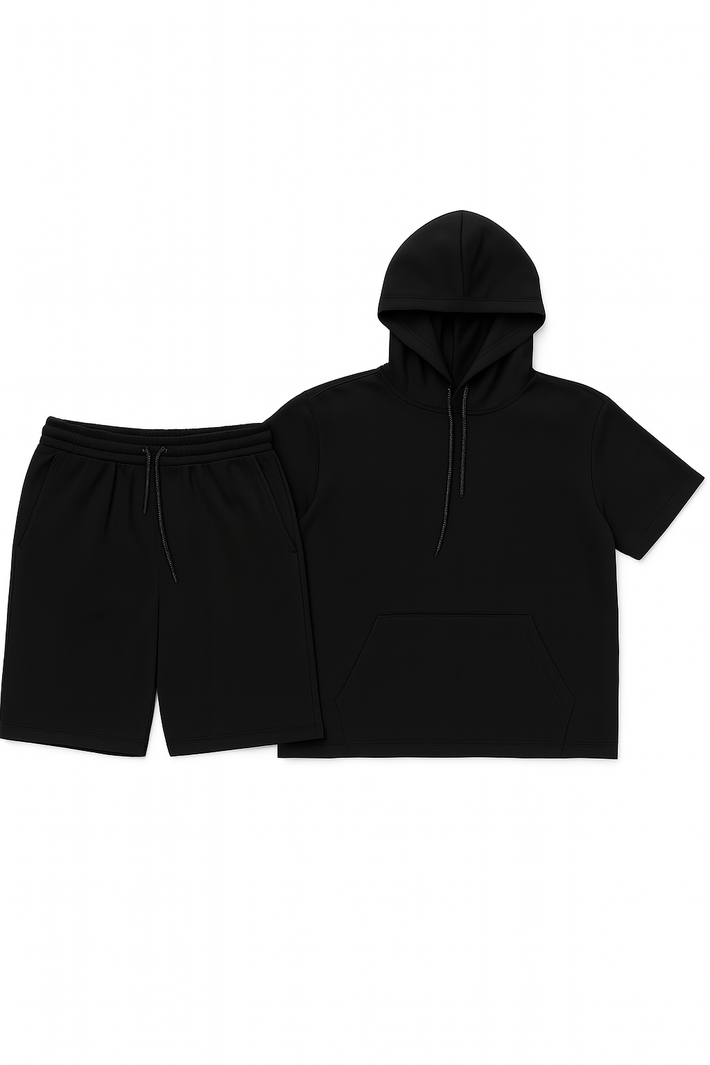 Men’s Core Short Sleeve Hoodie & Shorts Set - Fierce and Chic