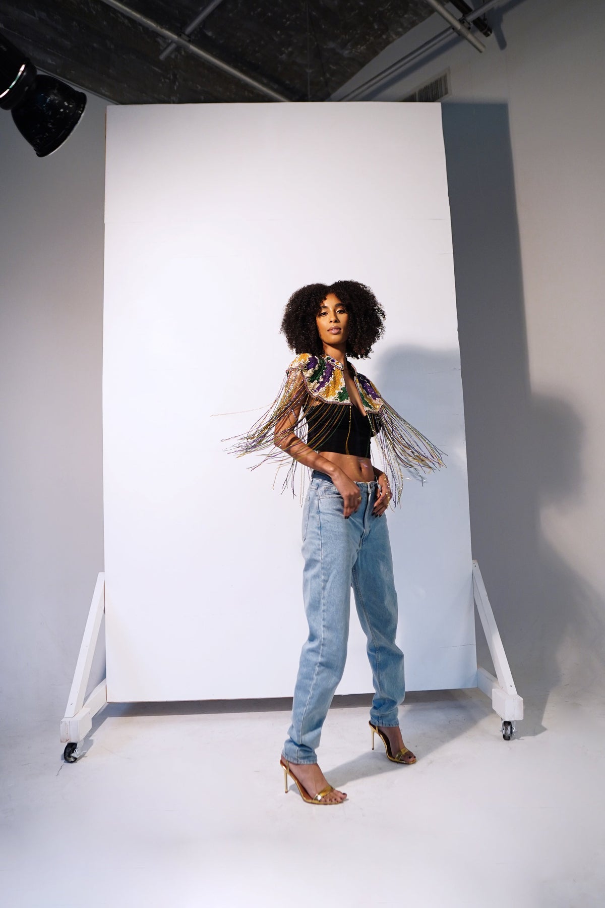 Big Chief Plume Cape - Fierce and Chic