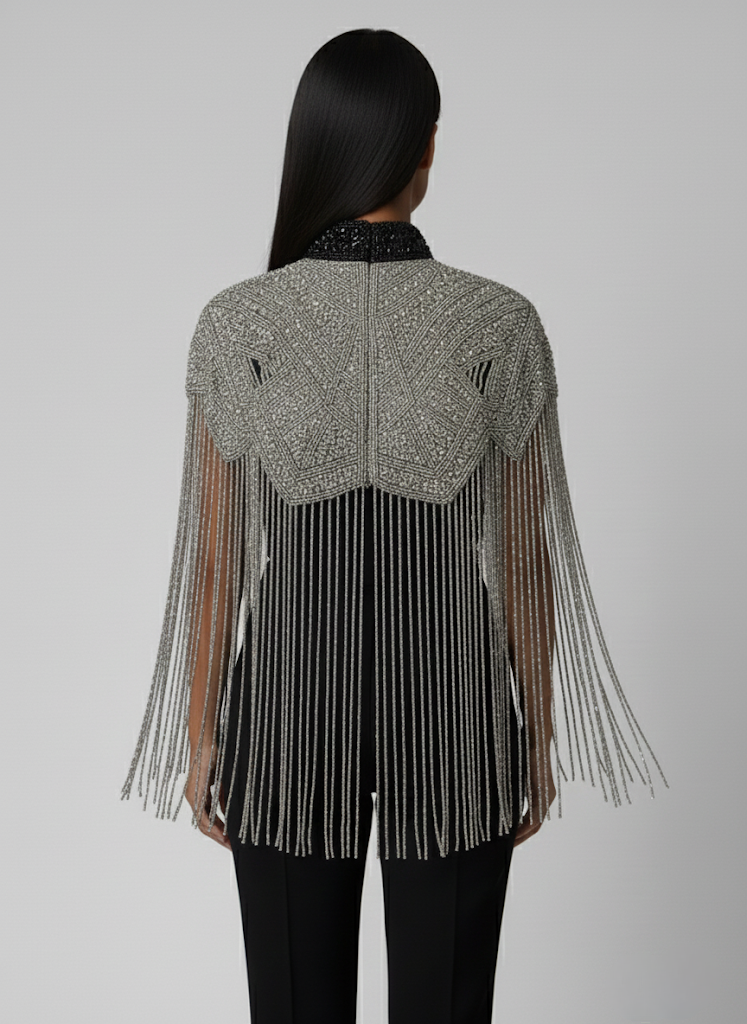 Liquid Steel Cape - Fierce and Chic