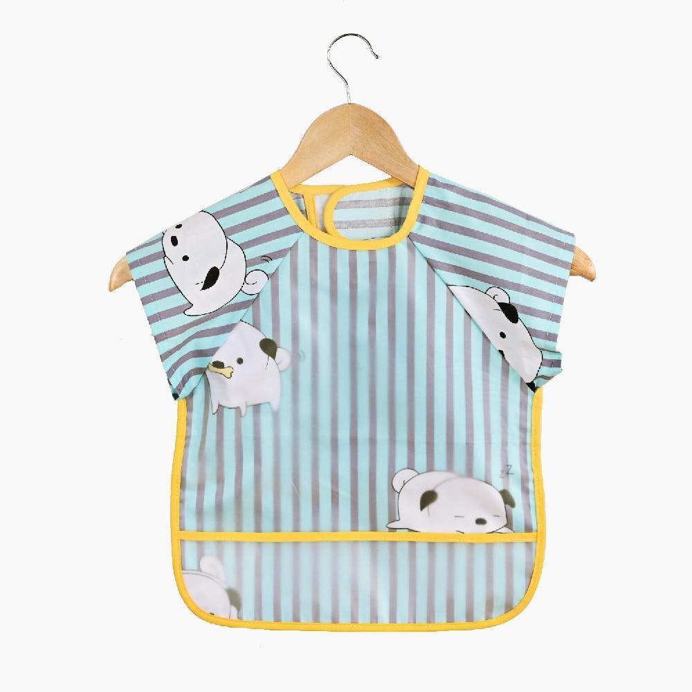 Baby Bibs Cotton Cartoon Children Accessories Short Sleeve Eco Friendly Waterproof Washable Clothing Bib for Kids - Fierce and Chic