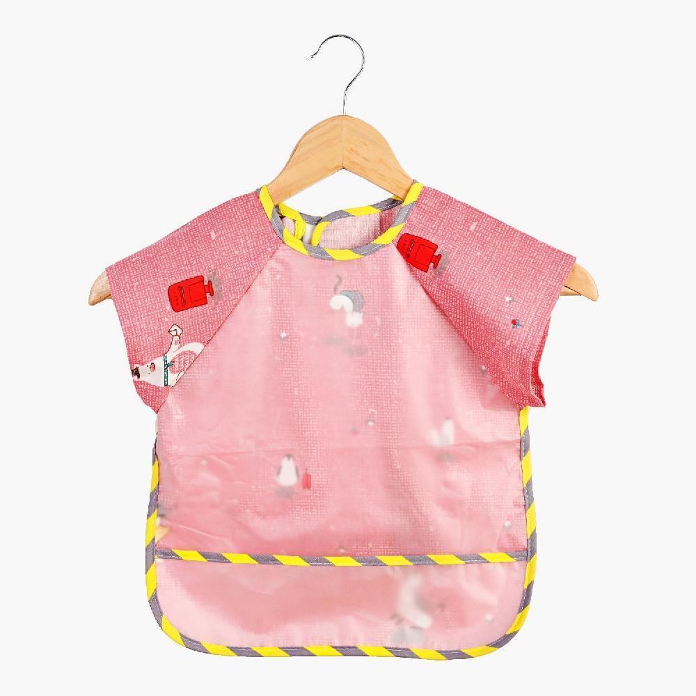 Baby Bibs Cotton Cartoon Children Accessories Short Sleeve Eco Friendly Waterproof Washable Clothing Bib for Kids - Fierce and Chic