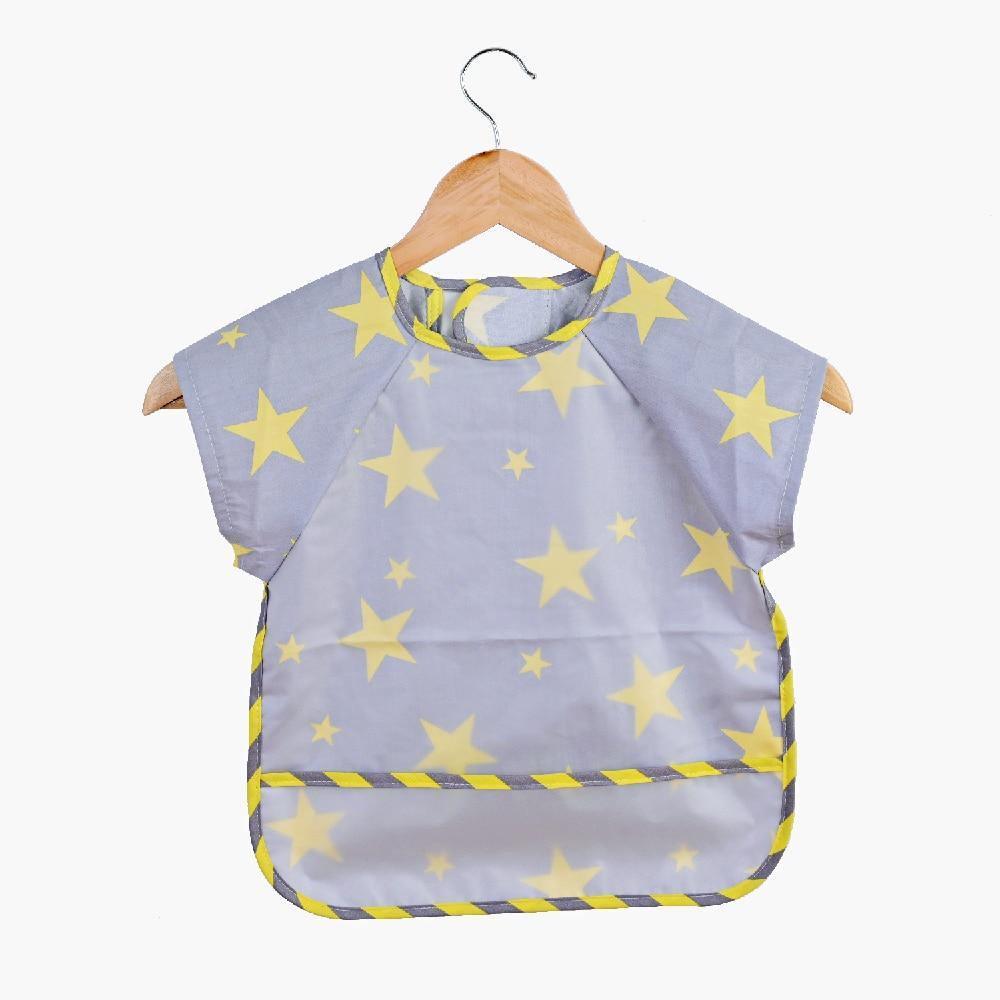 Baby Bibs Cotton Cartoon Children Accessories Short Sleeve Eco Friendly Waterproof Washable Clothing Bib for Kids - Fierce and Chic