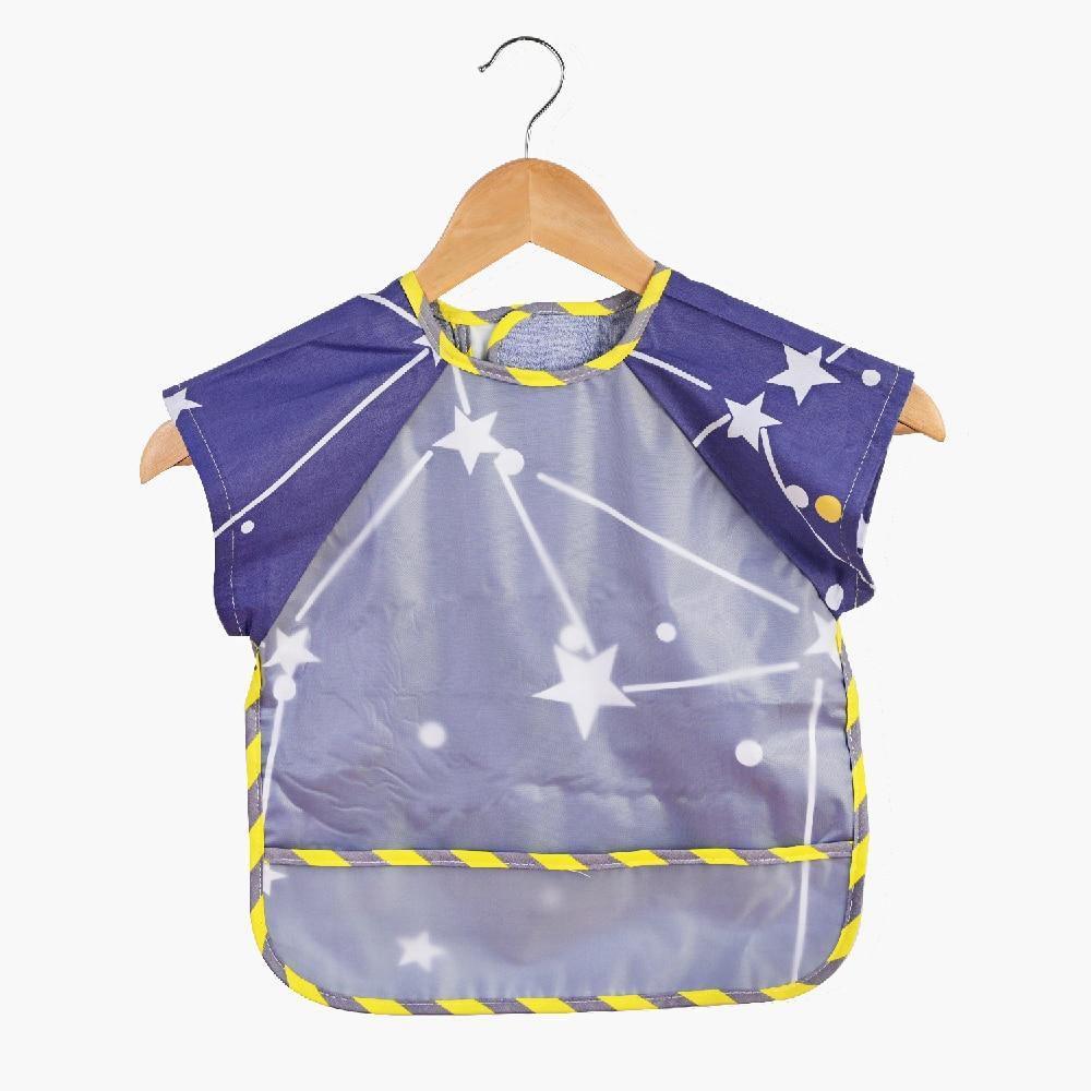 Baby Bibs Cotton Cartoon Children Accessories Short Sleeve Eco Friendly Waterproof Washable Clothing Bib for Kids - Fierce and Chic