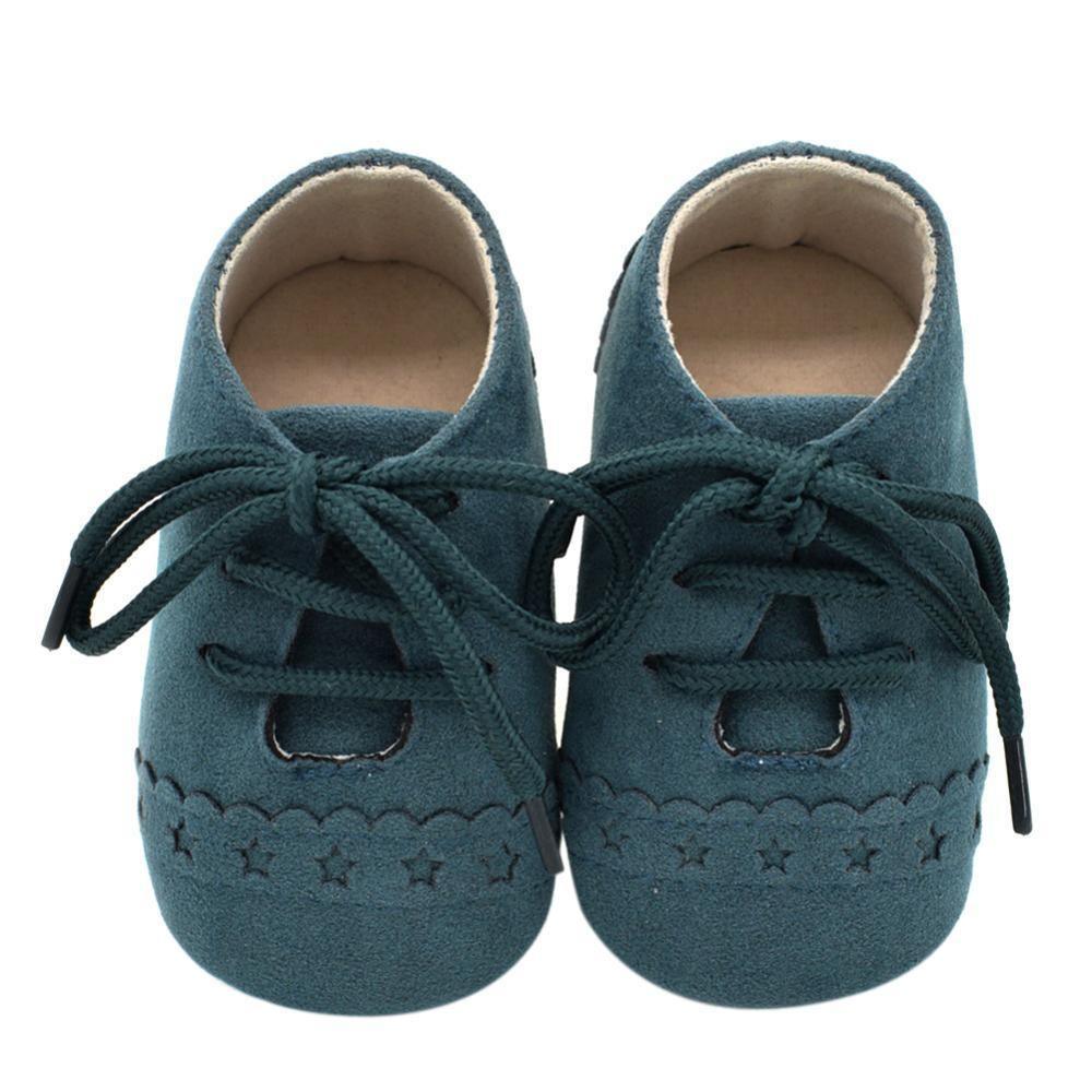 Newborn Baby Shoes Girls Boys Soft Warm Leather Prewalker Anti-slip Shoes Canvas Sports Sneakers Footwear Shoes - Fierce and Chic