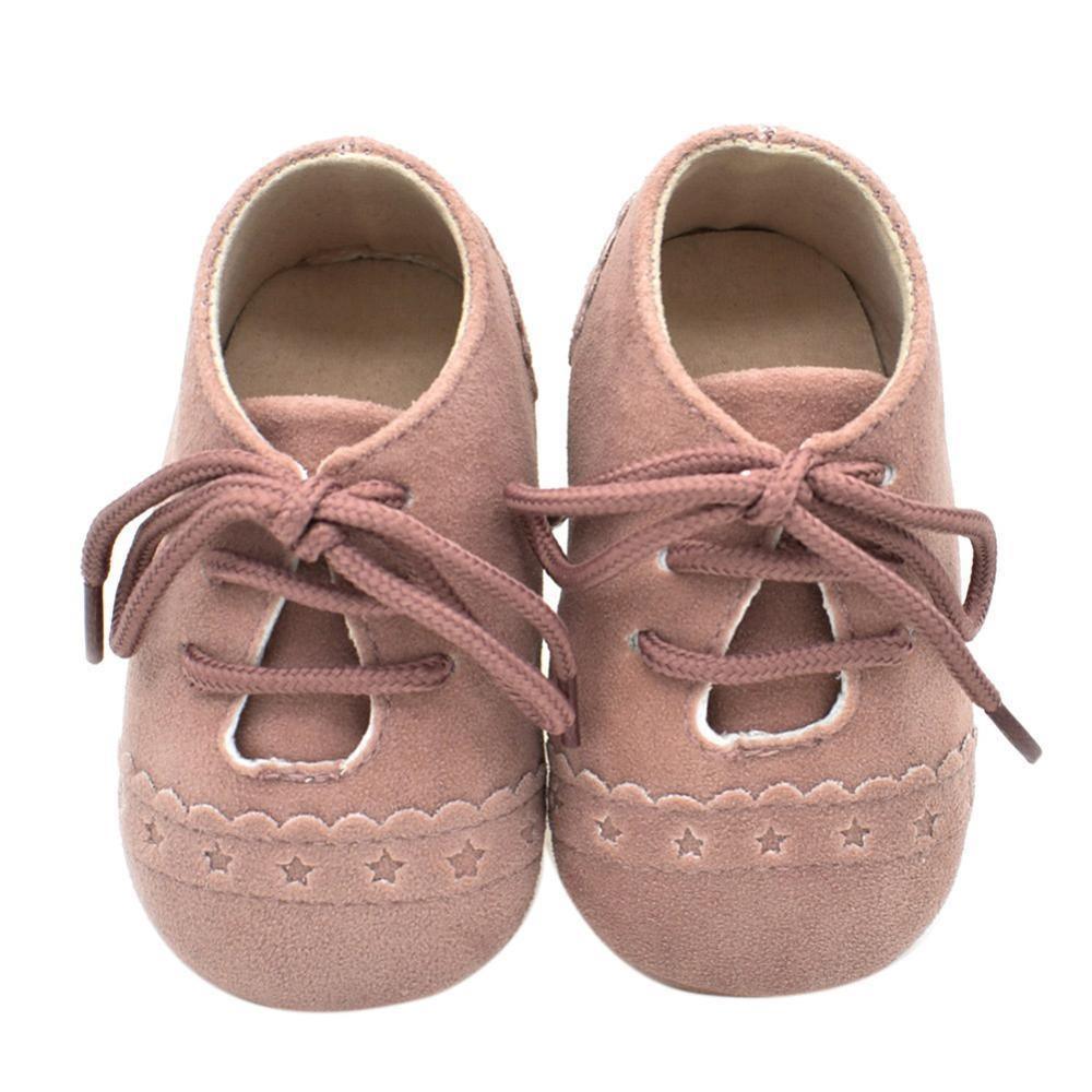 Newborn Baby Shoes Girls Boys Soft Warm Leather Prewalker Anti-slip Shoes Canvas Sports Sneakers Footwear Shoes - Fierce and Chic